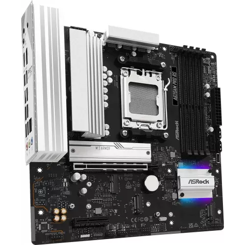 Материнская плата Asrock A620AM Pro RS Socket AM5 AMD A620A 4xDDR5 mATX AC`97 8ch(7.1) 2.5Gg RAID+HDMI+DP