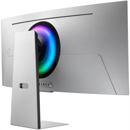 Монитор Samsung 34" Odyssey OLED G8 S34DG852SMXUE серебристый OLED LED 21:9 M/M полуматовая HAS 250cd 178гр/178гр 3440x1440 175Hz DP UW USB 7.5кг