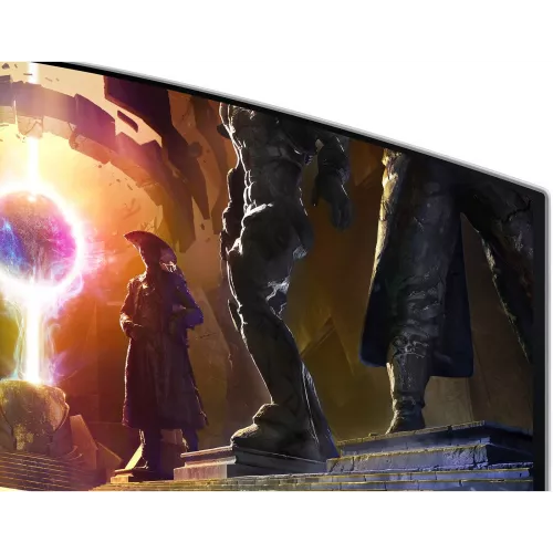 Монитор Samsung 34" Odyssey OLED G8 S34DG852SMXUE серебристый OLED LED 21:9 M/M полуматовая HAS 250cd 178гр/178гр 3440x1440 175Hz DP UW USB 7.5кг