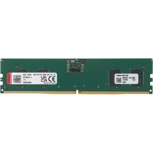 Память DDR5 8GB 5600MHz Kingston KCP556US6-8 RTL PC5-44800 CL46 DIMM 288-pin 1.1В single rank Ret
