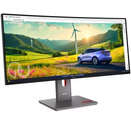 Монитор Lenovo 34" ThinkVision P34WD-40 черный IPS LED 4ms 21:9 HDMI M/M HAS Piv 2000:1 350cd 178гр/178гр 3440x1440 120Hz DP WQ USB 10кг