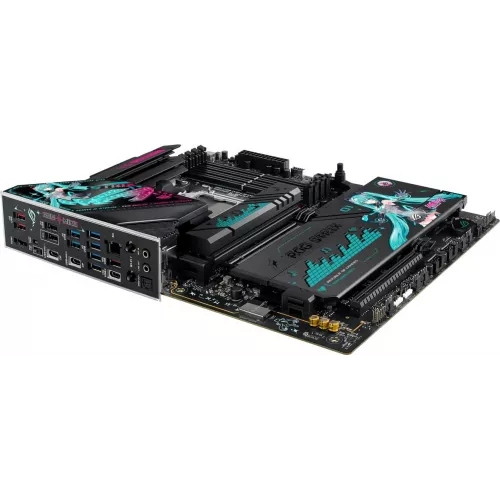 Материнская плата Asus ROG STRIX X870E-H GAMING MIKU Socket AM5 AMD X870E 4xDDR5 ATX AC`97 8ch(7.1) 5Gigabit RAID+HDMI