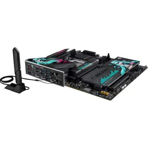 Материнская плата Asus ROG STRIX X870E-H GAMING MIKU Socket AM5 AMD X870E 4xDDR5 ATX AC`97 8ch(7.1) 5Gigabit RAID+HDMI