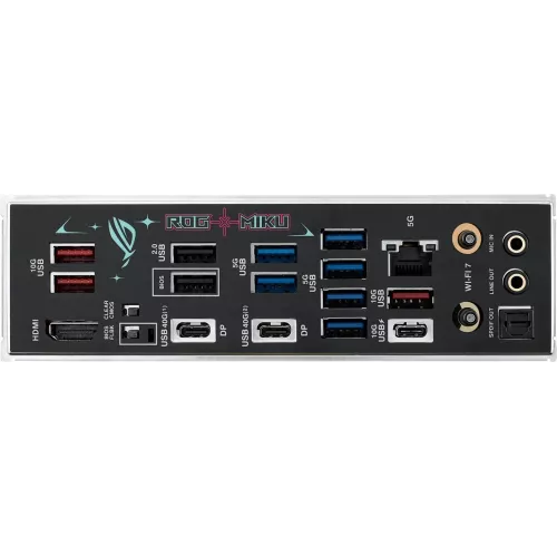Материнская плата Asus ROG STRIX X870E-H GAMING MIKU Socket AM5 AMD X870E 4xDDR5 ATX AC`97 8ch(7.1) 5Gigabit RAID+HDMI