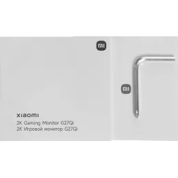 Монитор Xiaomi 27" 2K Monitor G27Qi 2026 черный IPS LED 16:9 HDMI матовая 1000:1 400cd 178гр/178гр 2560x1440 200Hz FreeSync Premium DP 2K 4.15кг