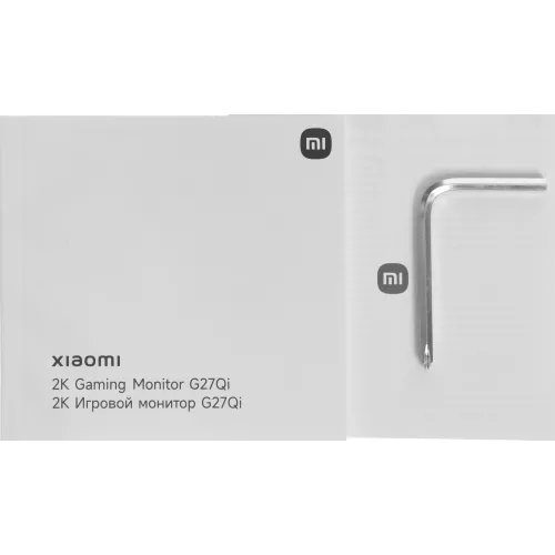 Монитор Xiaomi 27" 2K Monitor G27Qi 2026 черный IPS LED 16:9 HDMI матовая 1000:1 400cd 178гр/178гр 2560x1440 200Hz FreeSync Premium DP 2K 4.15кг