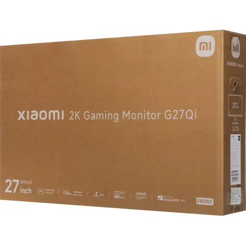 Монитор Xiaomi 27" 2K Monitor G27Qi 2026 черный IPS LED 16:9 HDMI матовая 1000:1 400cd 178гр/178гр 2560x1440 200Hz FreeSync Premium DP 2K 4.15кг