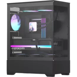 Корпус Formula Crystal Z1 Plus AR V2 черный без БП ATX 3x120mm 2x140mm 1xUSB2.0 1xUSB3.0 audio bott PSU