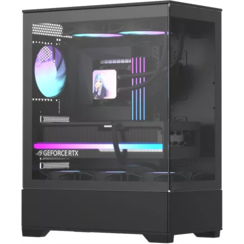 Корпус Formula Crystal Z1 Plus AR V2 черный без БП ATX 3x120mm 2x140mm 1xUSB2.0 1xUSB3.0 audio bott PSU