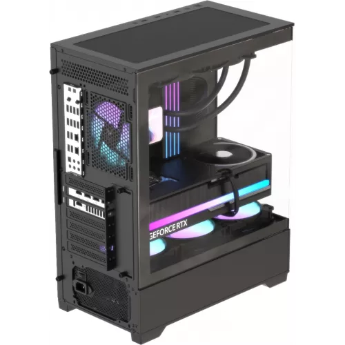 Корпус Formula Crystal Z1 Plus AR V2 черный без БП ATX 3x120mm 2x140mm 1xUSB2.0 1xUSB3.0 audio bott PSU