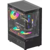 Корпус Formula Crystal Z1CM Plus AR черный без БП mATX 2x120mm 1xUSB3.0 audio bott PSU