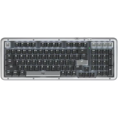 Клавиатура Logitech K98M механическая графитовый USB беспроводная BT/Radio Multimedia (подставка для запястий) (920-013040)