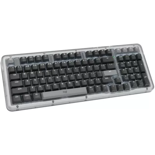 Клавиатура Logitech K98M механическая графитовый USB беспроводная BT/Radio Multimedia (подставка для запястий) (920-013040)