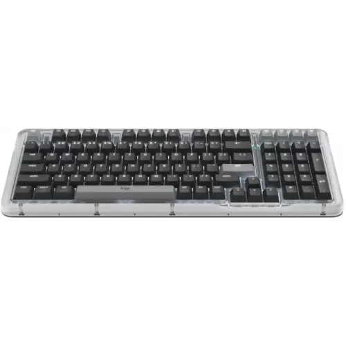Клавиатура Logitech K98M механическая графитовый USB беспроводная BT/Radio Multimedia (подставка для запястий) (920-013040)