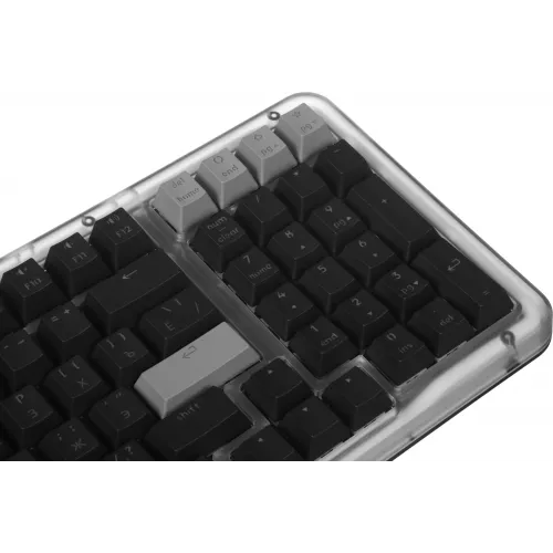 Клавиатура Logitech K98M механическая графитовый USB беспроводная BT/Radio Multimedia (подставка для запястий) (920-013040)