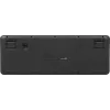 Клавиатура Logitech K98M механическая графитовый USB беспроводная BT/Radio Multimedia (подставка для запястий) (920-013040)