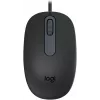 Мышь Logitech M86 черный оптическая 8000dpi USB для ноутбука 2but (910-007661)
