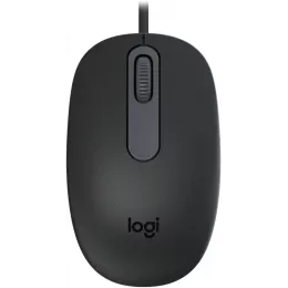 Мышь Logitech M86 черный оптическая 8000dpi USB для ноутбука 2but (910-007661)