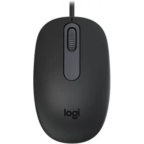 Мышь Logitech M86 черный оптическая 8000dpi USB для ноутбука 2but (910-007661)