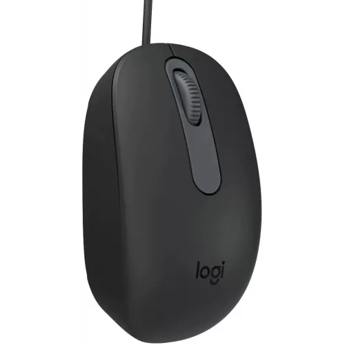Мышь Logitech M86 черный оптическая 8000dpi USB для ноутбука 2but (910-007661)
