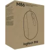 Мышь Logitech M86 черный оптическая 8000dpi USB для ноутбука 2but (910-007661)