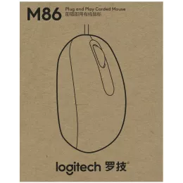 Мышь Logitech M86 черный оптическая 8000dpi USB для ноутбука 2but (910-007661)