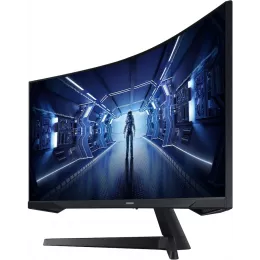 Монитор Samsung 34" Odyssey G5 LC34G55TWWPXEN черный VA LED 21:9 HDMI матовая 250cd 178гр/178гр 3440x1440 165Hz FreeSync Premium DP UW 5.6кг