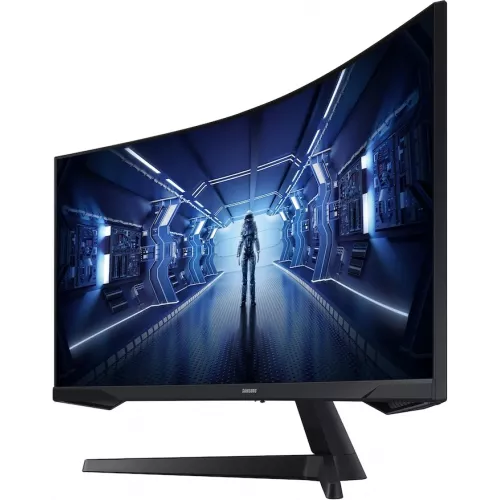 Монитор Samsung 34" Odyssey G5 LC34G55TWWPXEN черный VA LED 21:9 HDMI матовая 250cd 178гр/178гр 3440x1440 165Hz FreeSync Premium DP UW 5.6кг