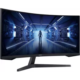 Монитор Samsung 34" Odyssey G5 LC34G55TWWPXEN черный VA LED 21:9 HDMI матовая 250cd 178гр/178гр 3440x1440 165Hz FreeSync Premium DP UW 5.6кг