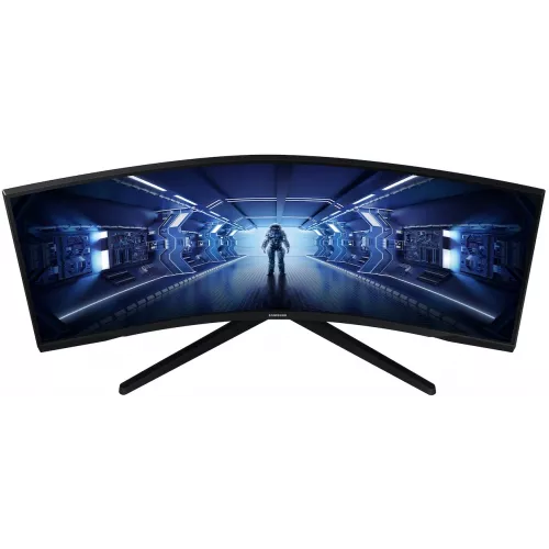 Монитор Samsung 34" Odyssey G5 LC34G55TWWPXEN черный VA LED 21:9 HDMI матовая 250cd 178гр/178гр 3440x1440 165Hz FreeSync Premium DP UW 5.6кг