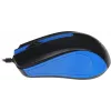 Мышь Оклик 225M черный/синий оптическая 1200dpi USB 3but (288233)