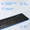 Клавиатура Оклик 180M черный PS/2 (313180) кабель 1.6м