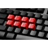 Клавиатура A4Tech B318 черный USB Multimedia for gamer LED (подставка для запястий) кабель 1.8м