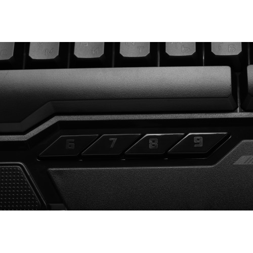 Клавиатура A4Tech B318 черный USB Multimedia for gamer LED (подставка для запястий) кабель 1.8м