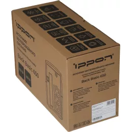 Источник бесперебойного питания Ippon Back Basic 650 360Вт 650ВА черный