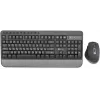 Клавиатура + мышь Оклик S290W клав:черный мышь:черный USB беспроводная Multimedia (351701)