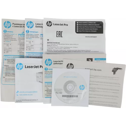 Принтер лазерный HP LaserJet Pro M501dn (J8H61A) A4 Duplex белый