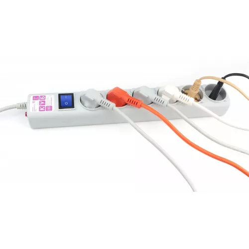 Сетевой фильтр Powercube SPG(5+1)-16B-3M-WHITE 3м (6 розеток) белый (коробка)