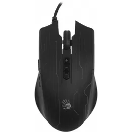 Мышь A4Tech Bloody Q82 черный/рисунок оптическая 6200dpi USB 8but