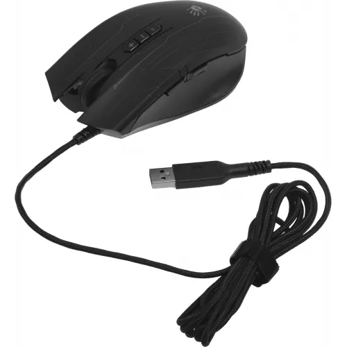 Мышь A4Tech Bloody Q82 черный/рисунок оптическая 6200dpi USB 8but