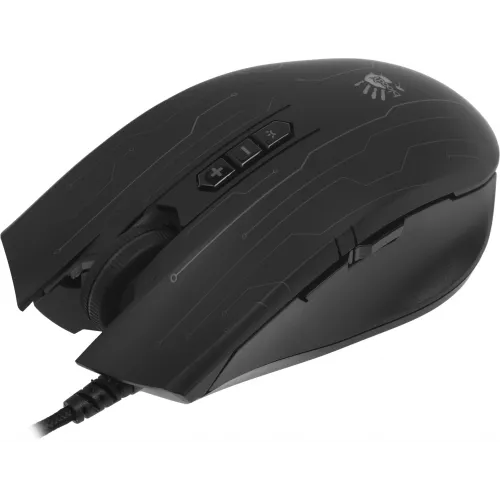 Мышь A4Tech Bloody Q82 черный/рисунок оптическая 6200dpi USB 8but