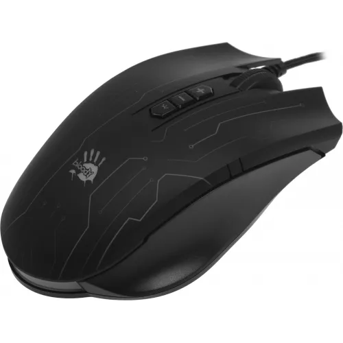 Мышь A4Tech Bloody Q82 черный/рисунок оптическая 6200dpi USB 8but