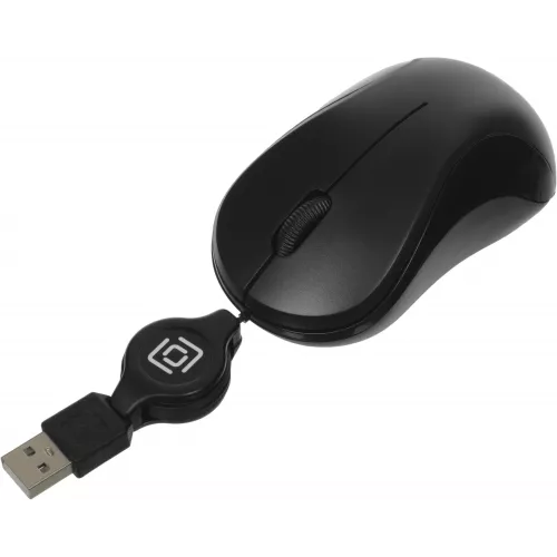 Мышь Оклик 115SR черный оптическая 1000dpi USB для ноутбука 3but (492888)