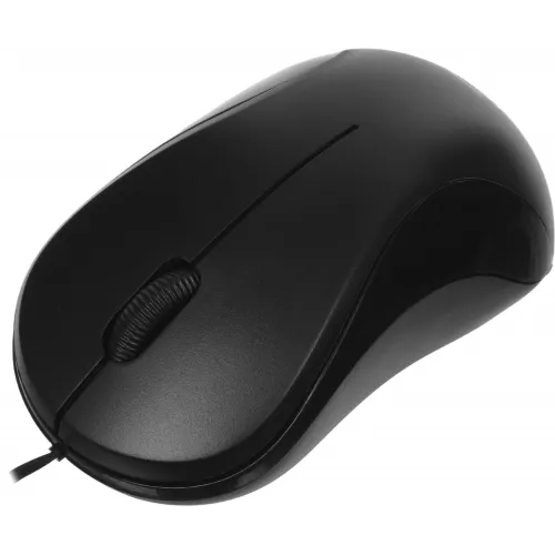Мышь Оклик 115SR черный оптическая 1000dpi USB для ноутбука 3but (492888)