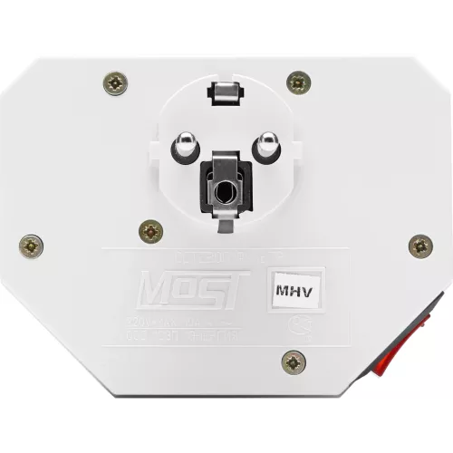 Сетевой фильтр Most MHV (3 розетки) белый (коробка)