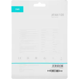 Вентилятор для корпуса Deepcool XFan 120 120х120x25 черный 3-pin 4-pin (Molex) 24дБ (DP-FDC-XF120) Ret