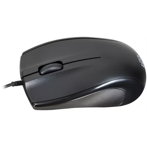 Мышь Оклик 185M черный оптическая 1200dpi USB для ноутбука 3but (945606)