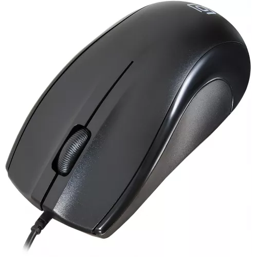 Мышь Оклик 185M черный оптическая 1200dpi USB для ноутбука 3but (945606)