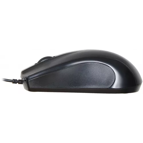 Мышь Оклик 185M черный оптическая 1200dpi USB для ноутбука 3but (945606)