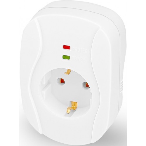 Сетевой фильтр Buro 100SH-Plus-W (1 розетка) белый (коробка)